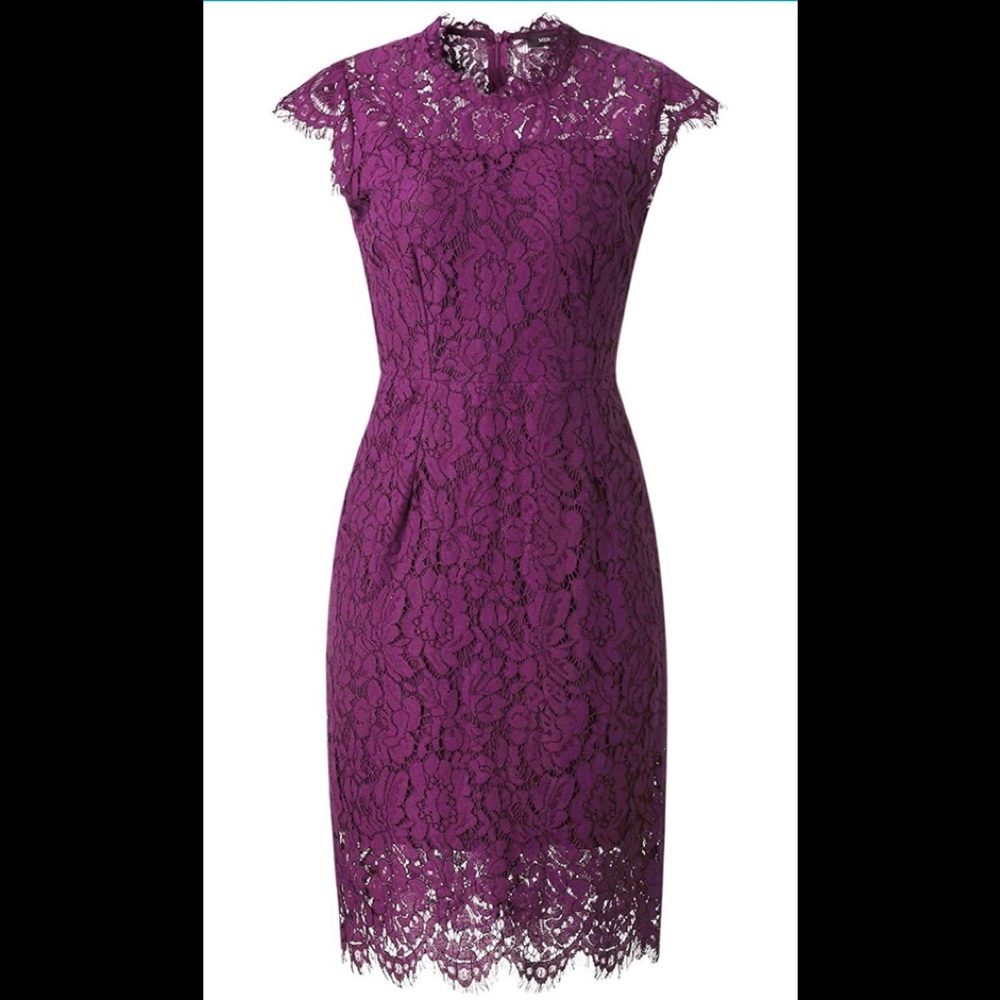 NWT Merokeety Purple lace dress. Runs big
